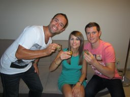 Visite de Célyne et Faf